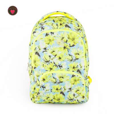 Stylish large capacity children polyester school bag for girl